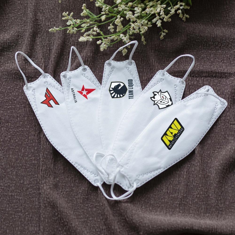 Set 10 cái khẩu trang Esport team Navi, G2, Astralis, Faze, Team Liquid, OG, Nigma, T1...