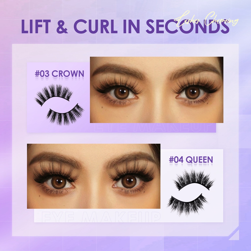 Hộp Lông Mi Giả 3D Mềm Mịn Tự Nhiên Chất Lượng Cao Focallure