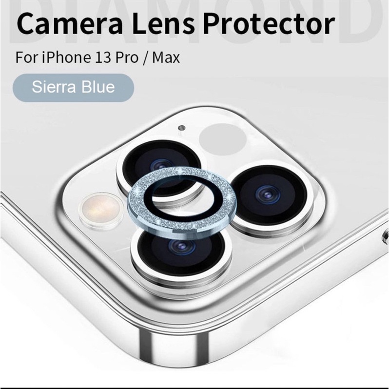 Bảo vệ camera iphone nhũ kim tuyến lấp lánh bộ gồm 3 mắt 14 / 13 / 12 / 11 / X / Xs / Pro / Max / [BO3MAT-NHUKIMTUYEN]