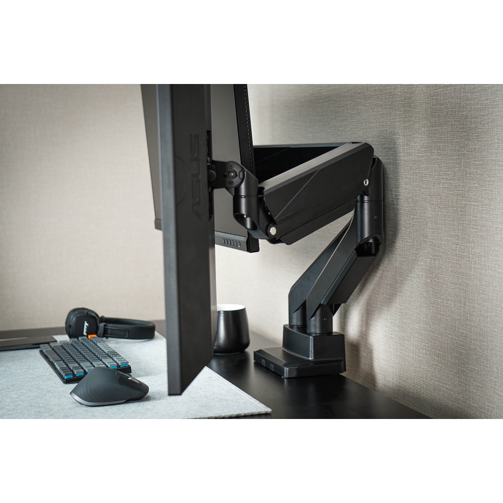 Giá đỡ màn hình Human Motion T9-2B Pro Thunder Snake Duo Đen
