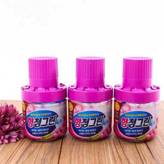 Chai thả bồn cầu Hàn Quốc 450ml - chất tẩy rửa khử mùi diệt khuẩn toilet