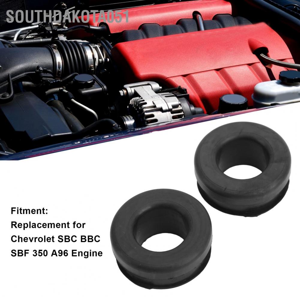 Southdakota051 2PCS Breather Valve Grommets High Temp Resistant Replacement for Chevrolet SBC BBC SBF 350 A96 Engine