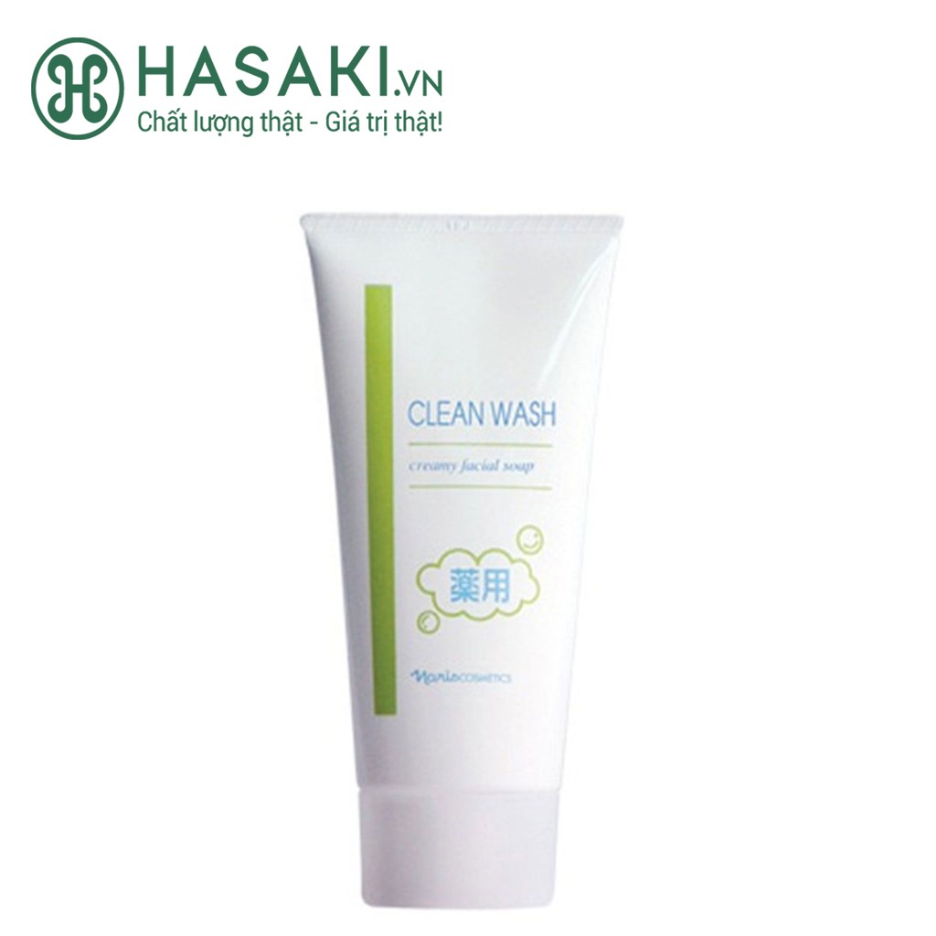 Sữa Rửa Mặt &amp; Tẩy Trang Naris Cosmetic Clean Wash Creamy Facial Soap 120g