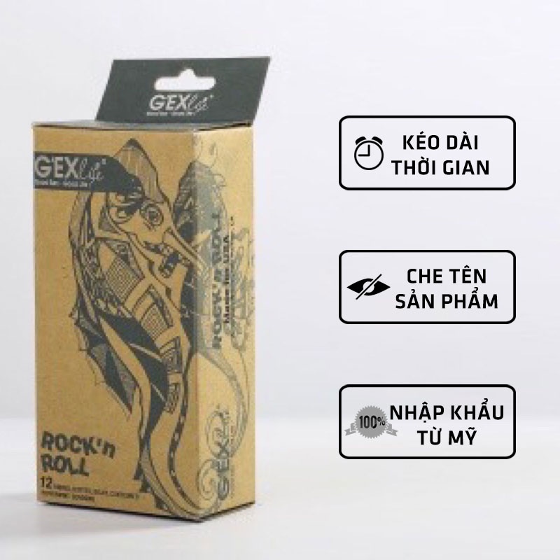 BAO CAO SU GEXLIFE ROCK’N ROLL nhập khẩu từ Mỹ - g'exlife rock'n roll