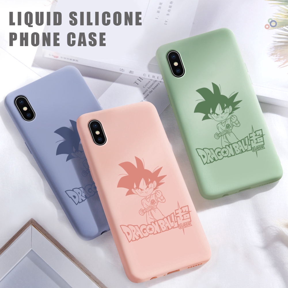 Huawei Honor 10 Lite 20 Pro Play huawie For Liquid Silicone Phone Case  Dragon Bal Super Son Goku Cartoon Son Goten Ốp lưng điện thoại Bao mềm In Hình cho