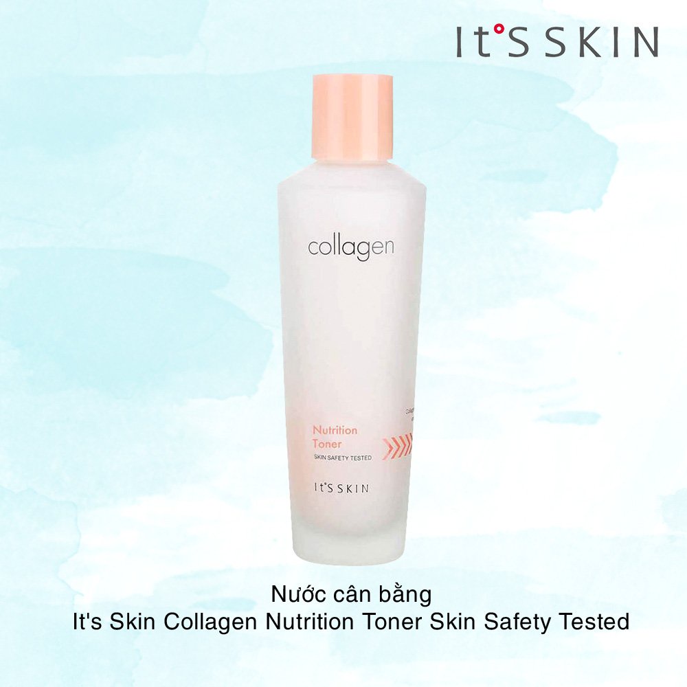 [Mã COSCOCOT3 -8% đơn 250K] Nước hoa hồng ngăn ngừa lão hóa da It's Skin Collagen Nutrition Toner 150ml