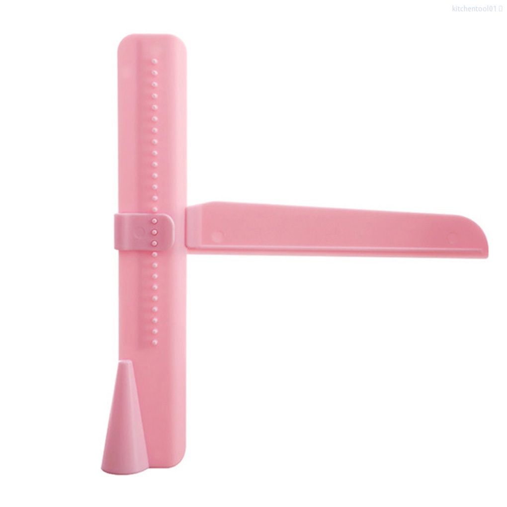 Dụng Cụ Chà Láng Bánh Kem Bằng Nhựa Màu Hồng Có Thể Điều Chỉnh Tiện Dụng Cho Nhà Bếptool01
