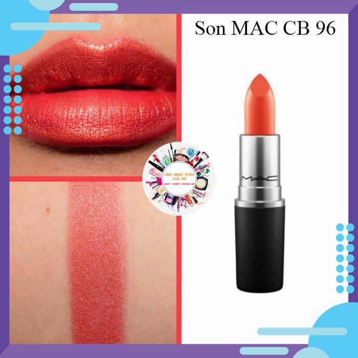 [Sale Giá Sốc] SON MAC HÀNG NHẬP MỸ - SON M.A.C Màu CB96 305 Màu hồng cam ánh ngọc trai Hàng sẵn tại shop