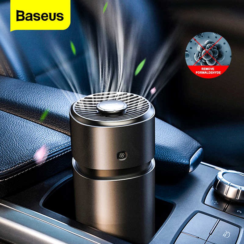 Máy khử mùi và lọc không khí dùng cho xe hơi Baseus Breeze fan Air Freshener