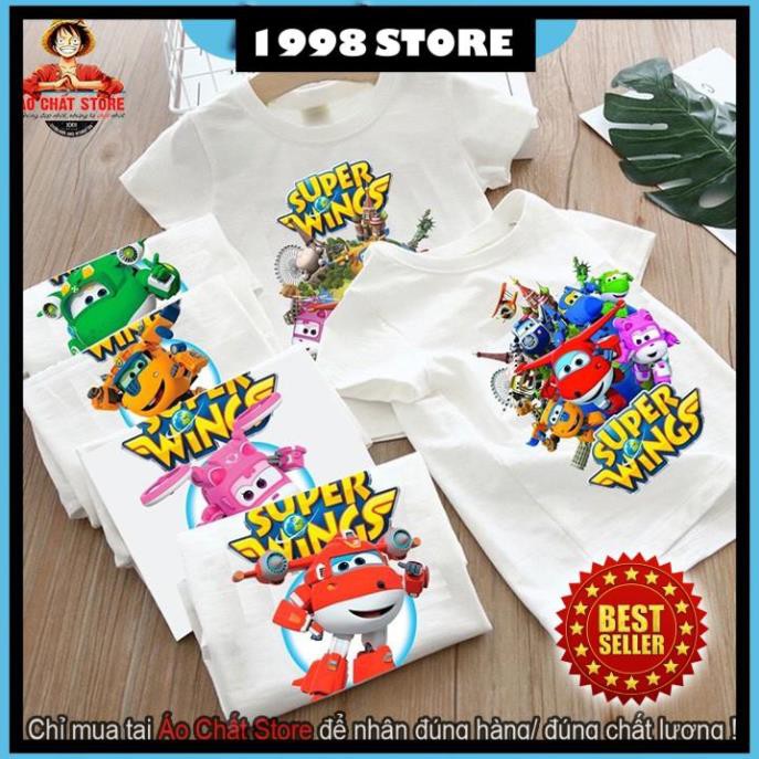 (VIDEO) Áo thun hoạt hình trẻ em đội bay siêu đẳng Super Wings SW02 | Áo Chất Store