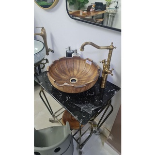 Lavabo đặt bàn - Chậu sứ mỹ thuật ( BH chính hãng 10 năm)