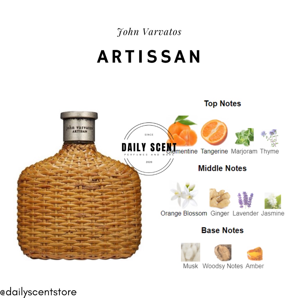 [Dailyscent] Nước hoa nam John Varvatos Artisan Eau de Toilette