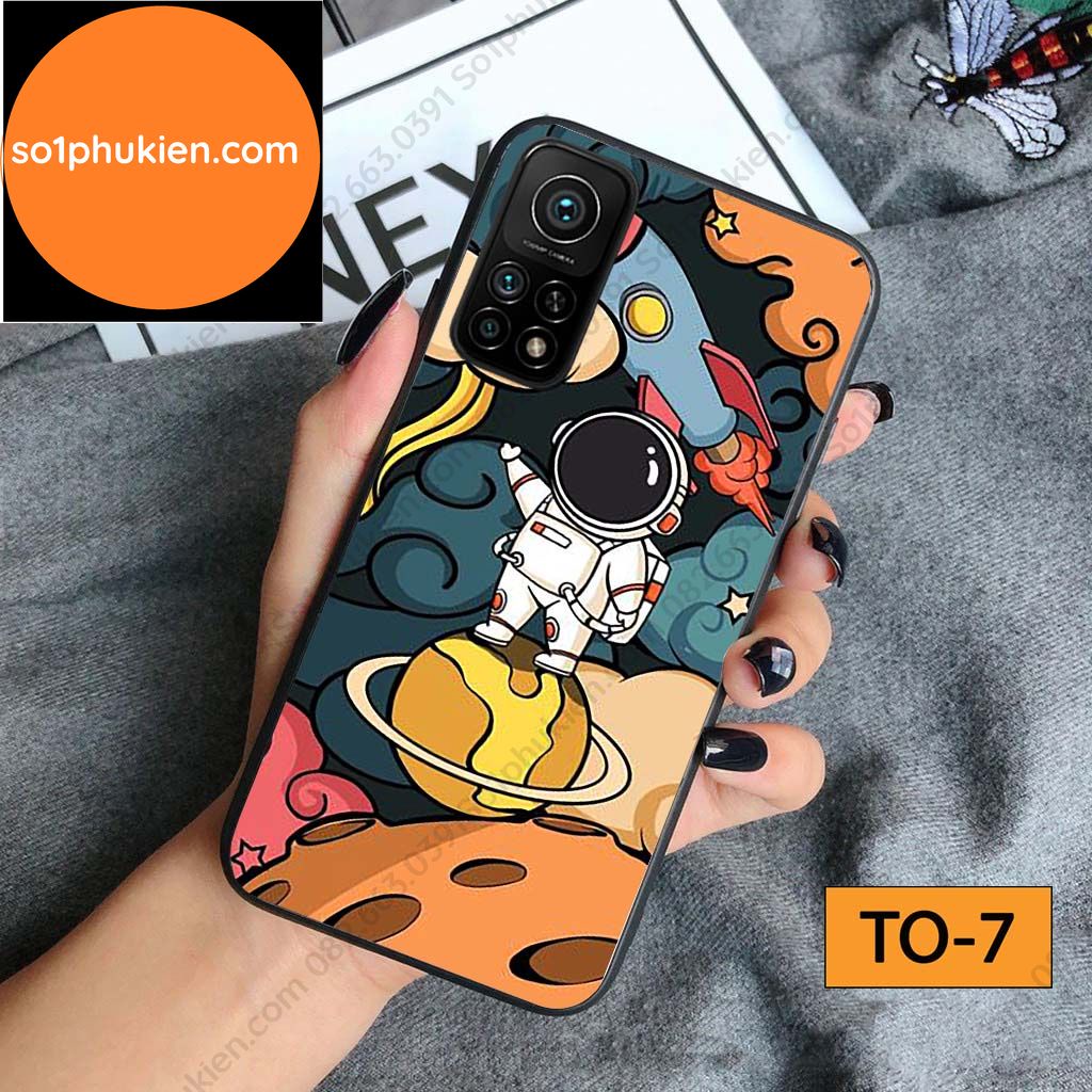 Ốp lưng Xiaomi Redmi Note 11 / Redmi Note 11S 4G dẻo đen in hình phi hành gia vũ trụ cá tính, độc đáo