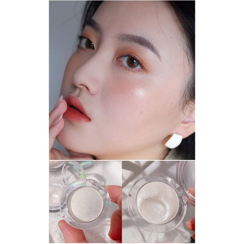 Bueqcy Phấn bắt sáng ánh nhũ lấp lánh chất mềm mịn tiện dụng