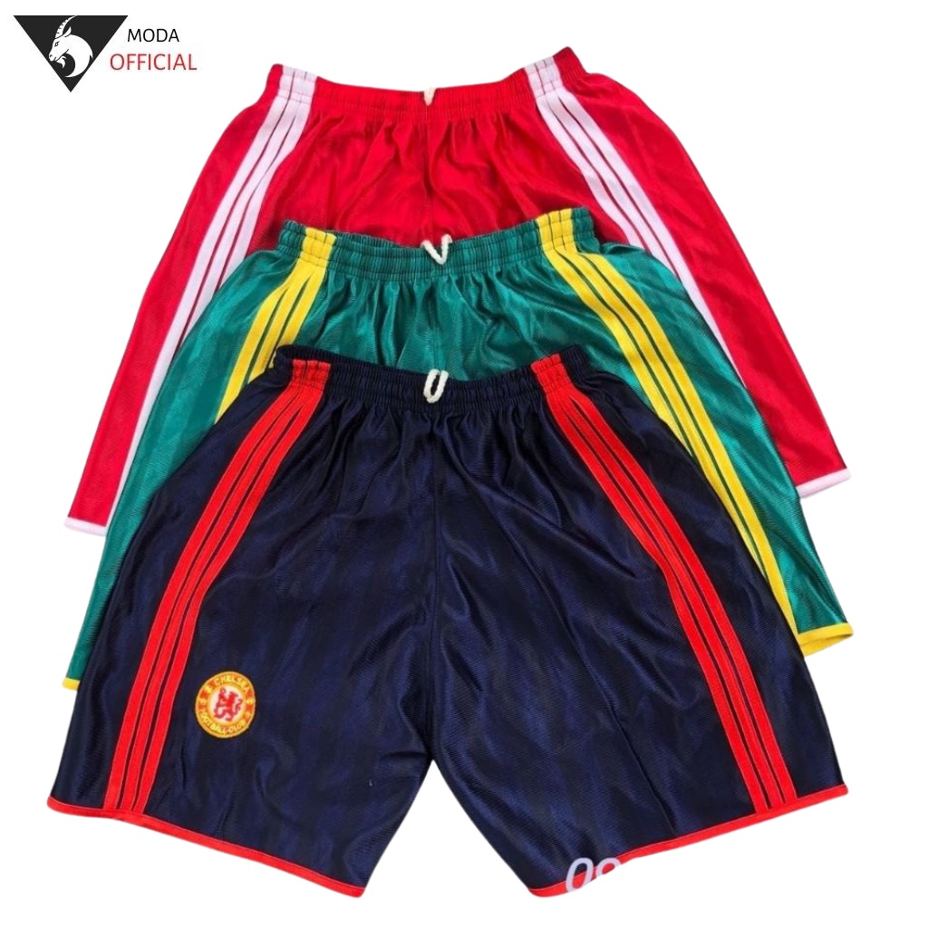 Combo 3 Quần Đùi nam CHEL.SEA MODA - Quần short nam mặc nhà vãi trơn phù hợp với bạn nào chơi thể thao size từ 45-70kg