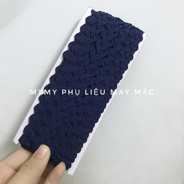 Vỉ ren răng cưa may đầm học sinh