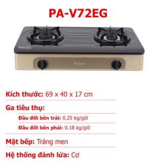 👍BẾP GAS NHẬT PALOMA PA-V72