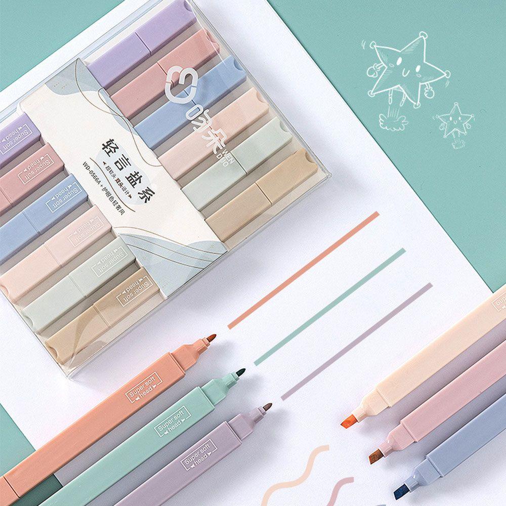 CHOOKEY Highlight Midline Màu Pastel Hai Đầu Manga Kawaii