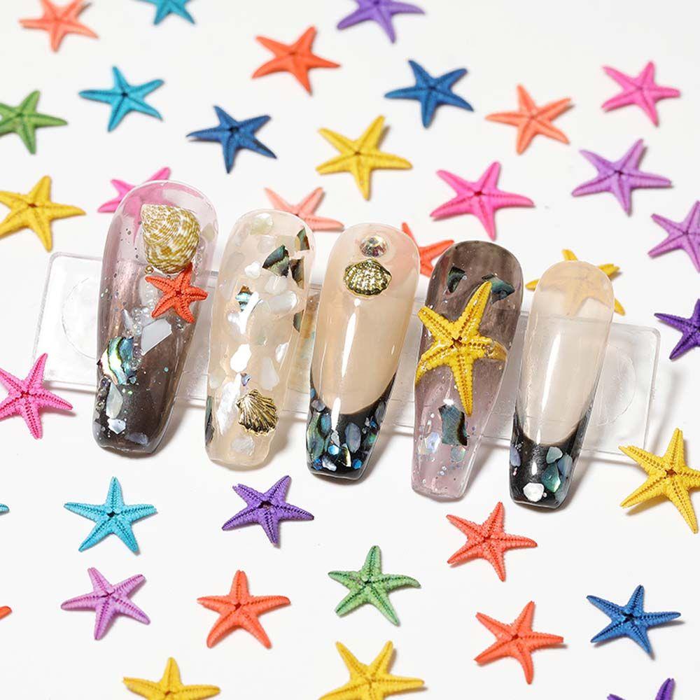 Phụ Kiện Trang Trí Móng Tay Hình Sao Biển 3D DIY