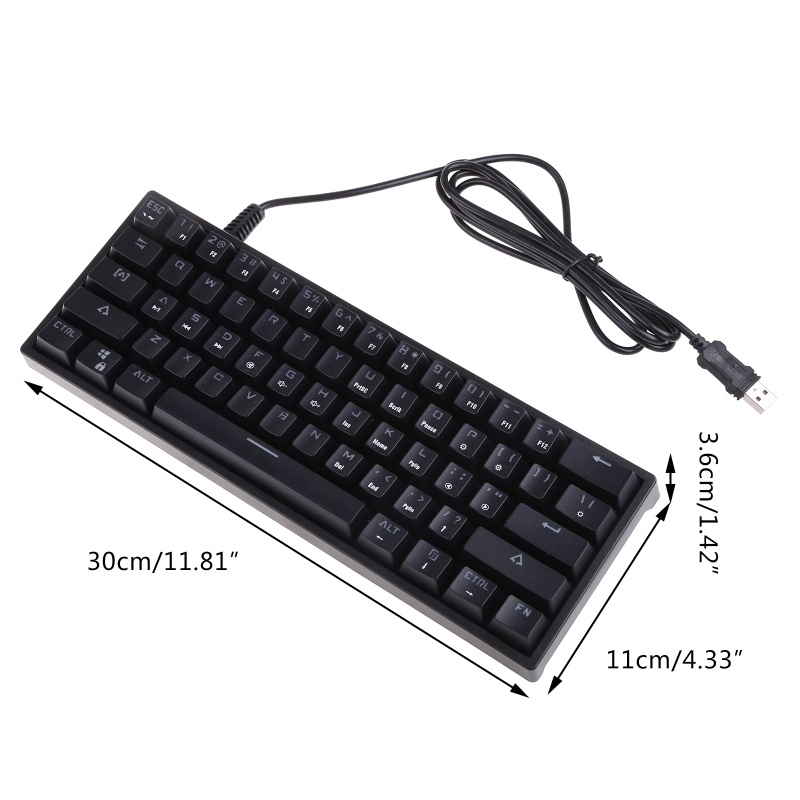Bàn PhíM Gaming btsg 61 PhíM, Có Dây NềN RGB