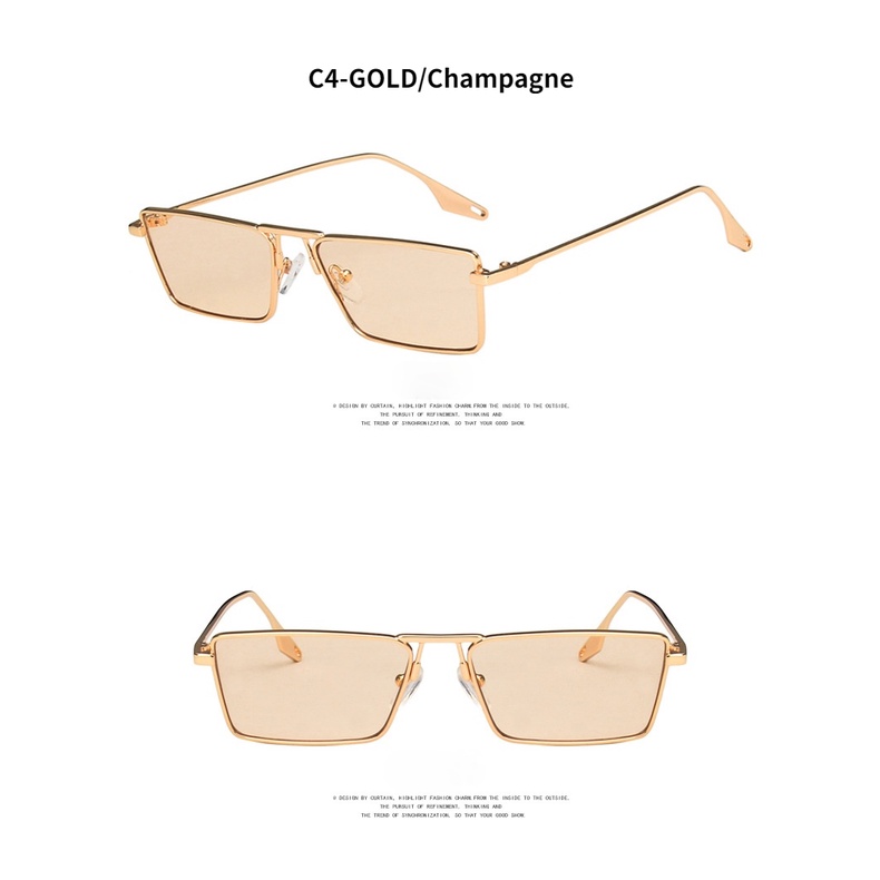 Kính Mát Gọng Vuông Nhỏ Thời Trang 2021