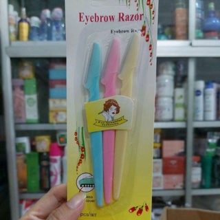 Vỉ 3 dao cạo lông,tỉa chân mày tiện dụng eyebrow razor