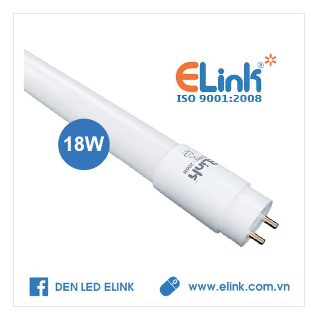 Bóng Đèn LED Tuýp Nhựa 120cm (1m2) Elink 18W.