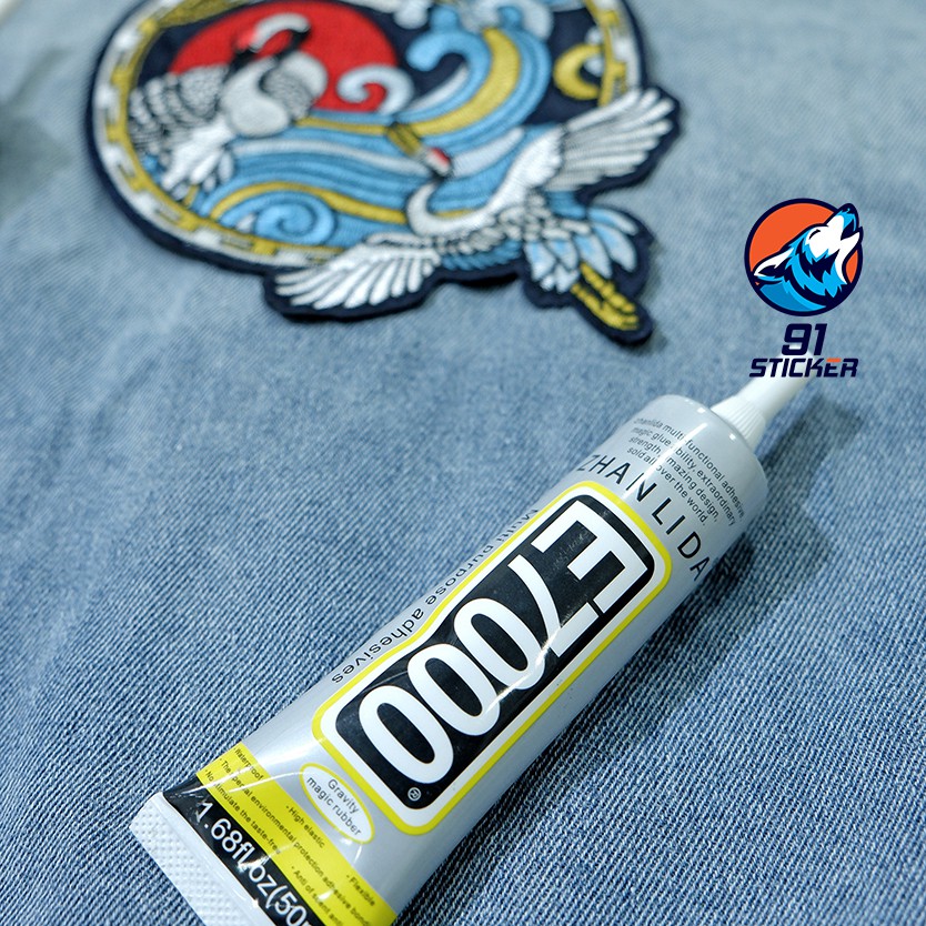 Keo dán đa năng E7000 50ml, 110ml siêu dính, dán vải, da, kim sa, hạt cườm, DIY trang sức, sửa chữa đồ da