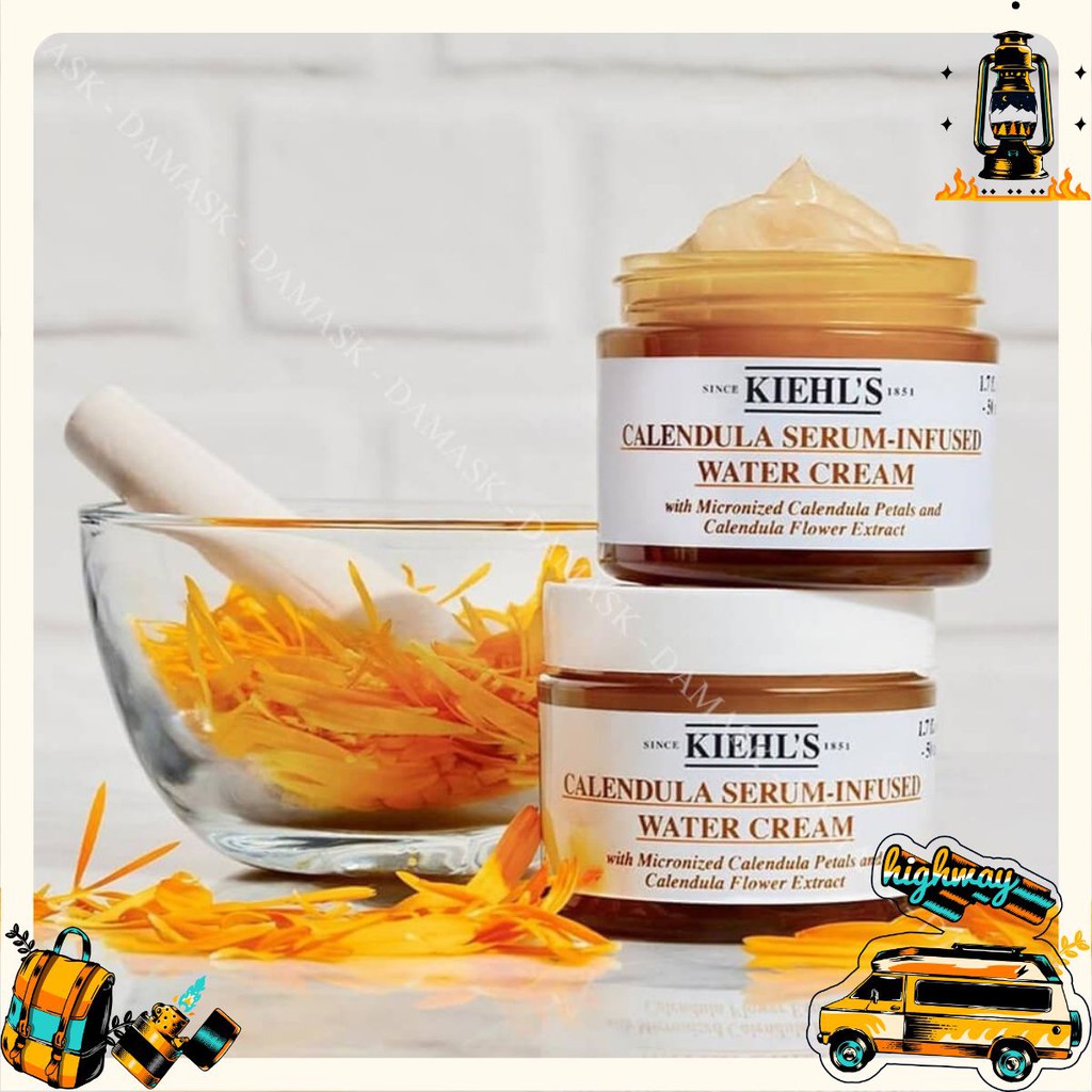 [ĐANG HOT] Kem dưỡng Hoa cúc Kiehl's Calendula Serum-Infused Water Cream [HOT NHẤT]