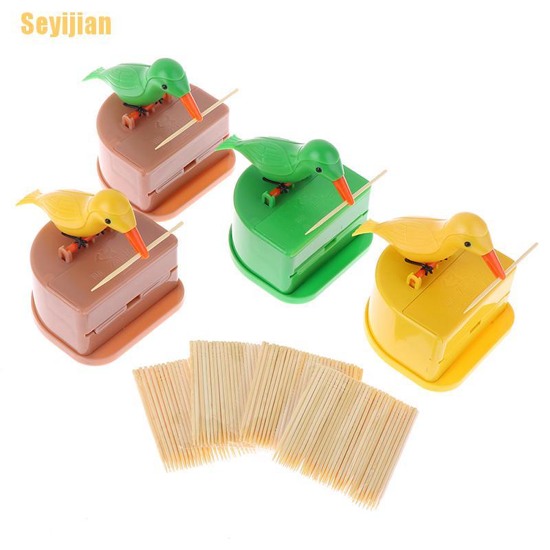 Hộp Đựng Tăm Xỉa Răng Hình Chú Chim Độc Đáo