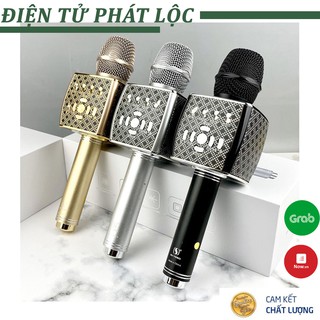 Micro karaoke bluetooth YS 95 mic không dây, micro livestream , Bass trầm cực hay - Bảo hành 6 tháng