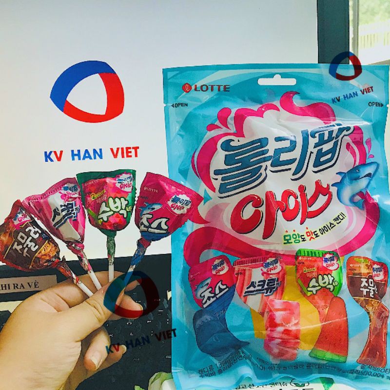 Kẹo Mút Lollipop Ice hiệu Lotte 132g