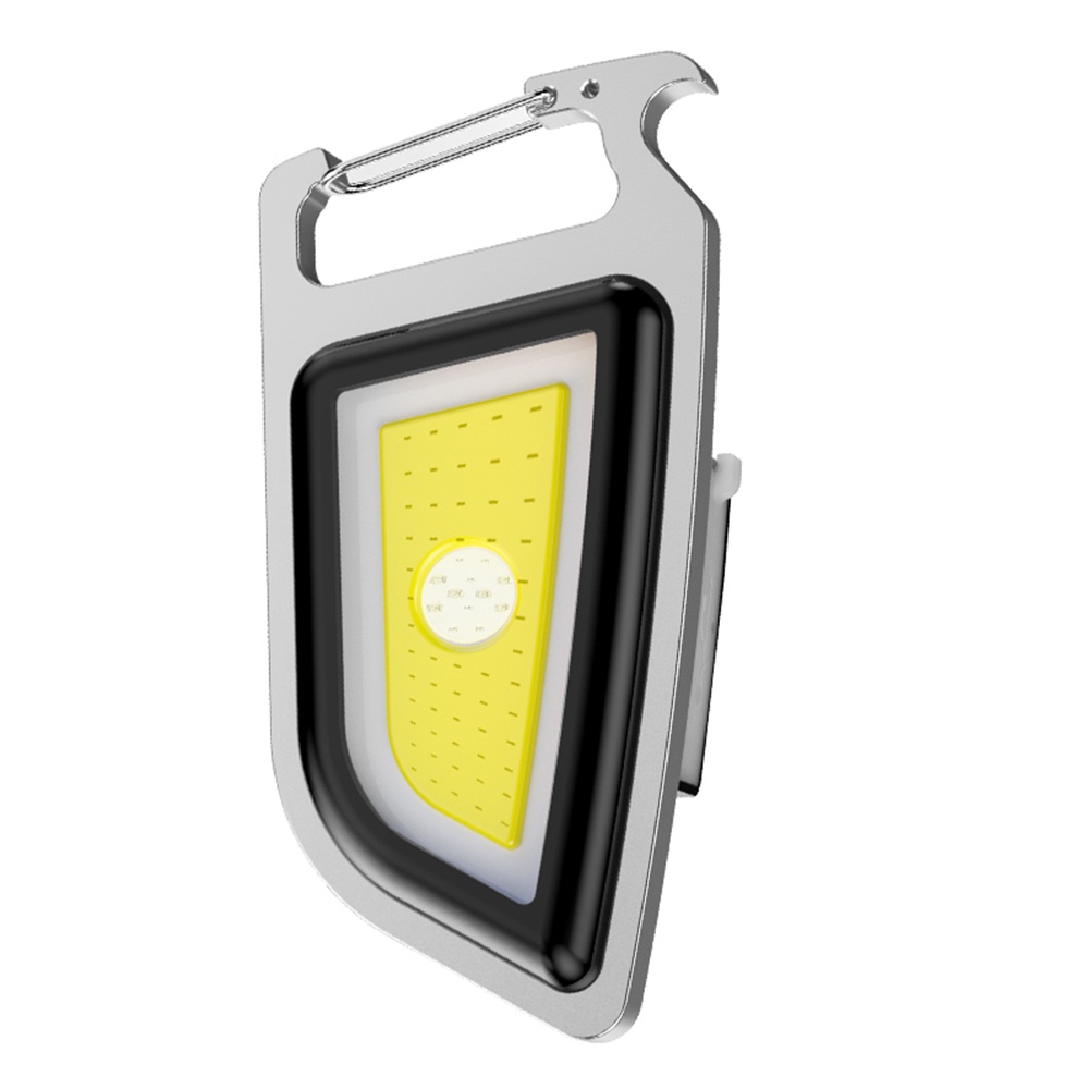 Móc Khóa Đèn Pin LED COB Nam Châm Mini Đa Năng Có Thể Sạc Lại