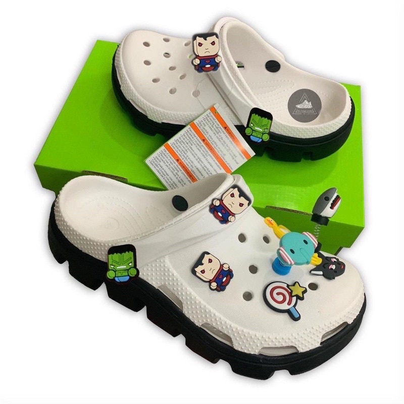 Dép cross , dép sục nữ nam duet hàn quốc đi mưa cao cấp đẹp nhất tặng 12 sticker , full tag | BigBuy360 - bigbuy360.vn