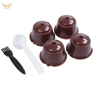 4 viên nén cho máy pha cà phê dolce gusto kèm cọ và 200 lần