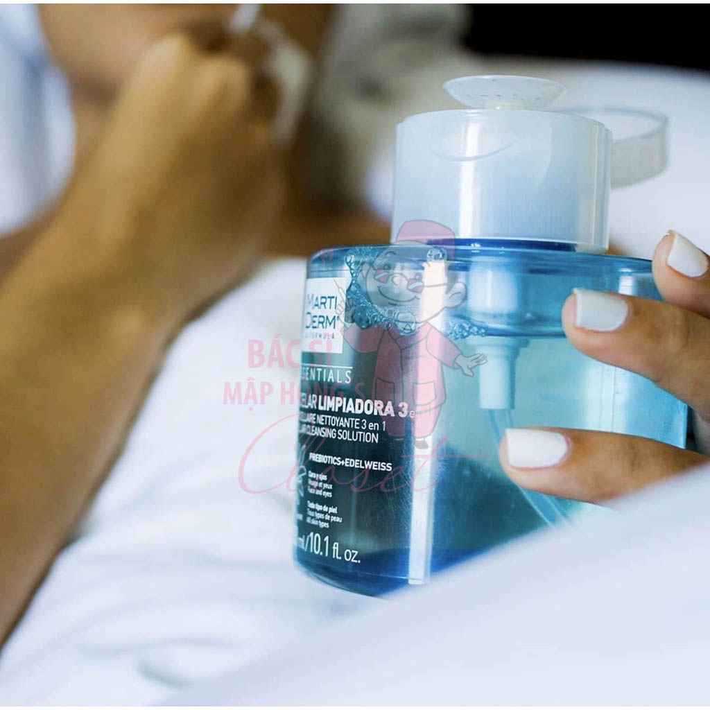 Nước Tẩy Trang Martiderm Essentials Micellar Cleansing Solution 3 In 1 300ml