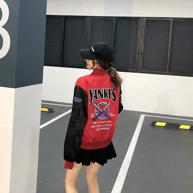 ÁO KHOÁC MLBNY BOMBER MARINE