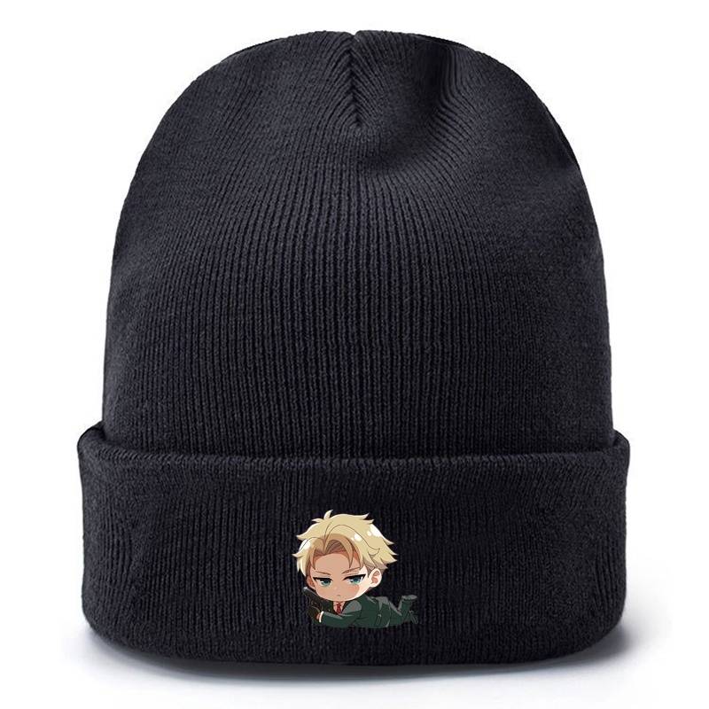 Mũ len in hình SPY x Family ver nằm gia đình điệp viên anime chibi dễ thương thời trang tiện lợi ấm áp nam nữ