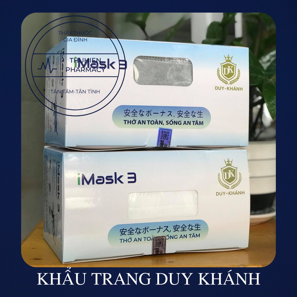 Khẩu trang y tế Imask Duy Khánh 4 lớp (Hộp 50 cái)