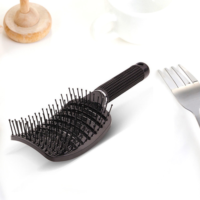 Tmdbyx  Lược chải tóc mát xa tạo kiểu xoăn khi tóc ướt tiện lợi cho nữ