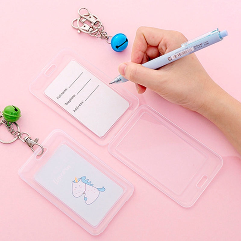 Bao đựng thẻ có dây đeo hình trong suốt chống thấm nước | BigBuy360 - bigbuy360.vn