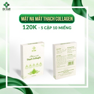 Mặt nạ mắt thạch collagen dr cell xoá thâm quầng hộp 5 cặp/10 miếng