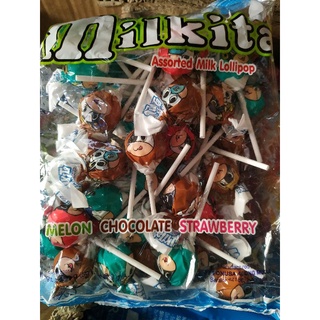 Kẹo que sữa Mikita vị hỗn hợp gói 450g