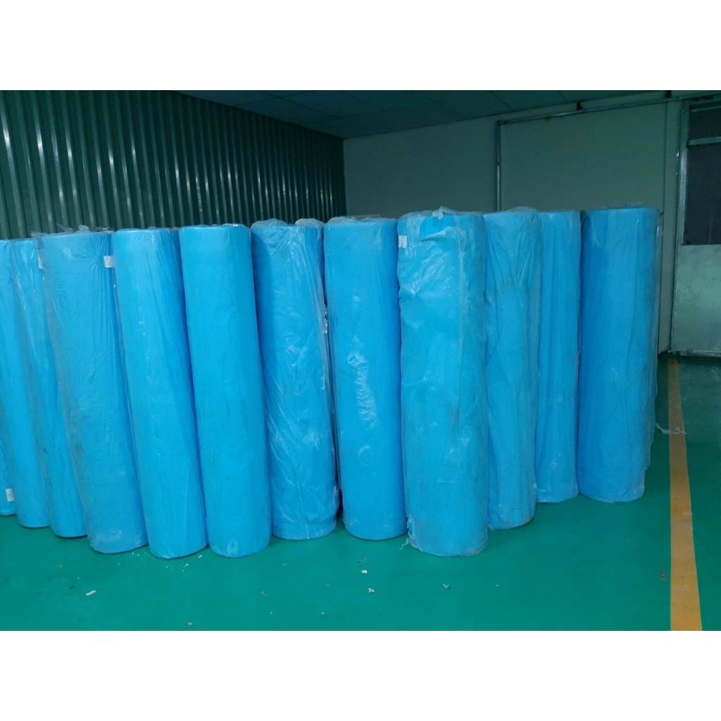 Quần áo vải không dệt phòng dịch liền quần chống khuẩn (kèm bao bọc chân)