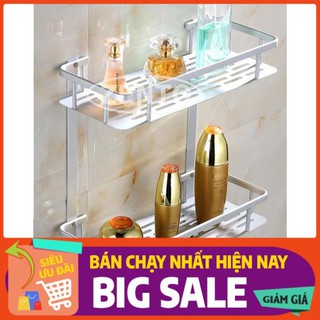 Kệ nhà tắm 2 tầng inox tiện dụng