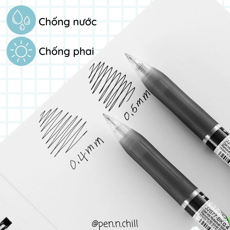 Ngòi Bút Chống Nhòe Mực Lem Chữ Sarasa Mark On - Cỡ ngòi 0.4mm/0.5mm