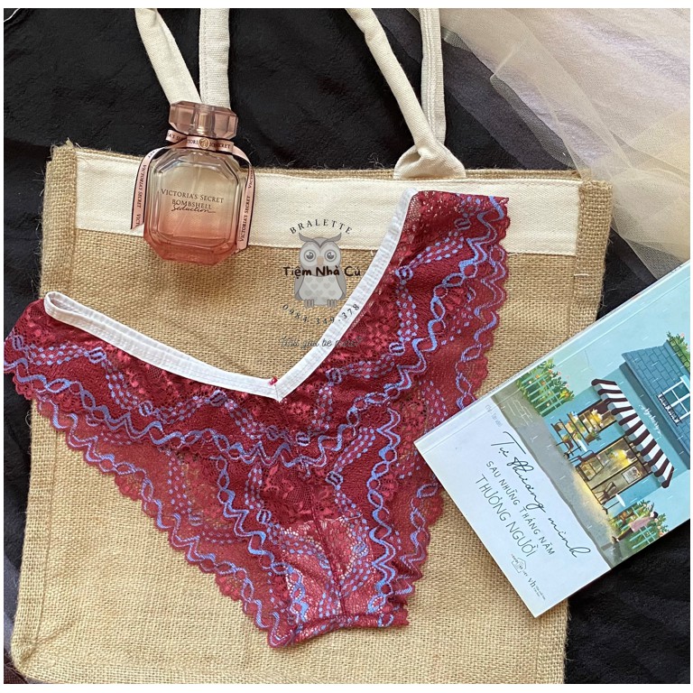 Set bralette thiết kế sexy, Đồ lót nữ màu đỏ ren xanh gợi cảm ôm ngực nguyên set gồm áo + quần | BigBuy360 - bigbuy360.vn