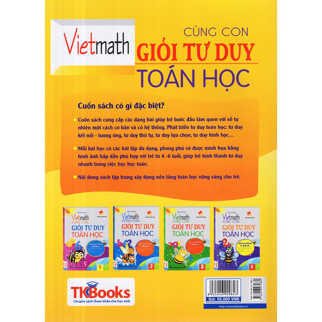 Sách - Vietmath - Cùng Con Giỏi Tư Duy Toán Học Tập 4 | BigBuy360 - bigbuy360.vn