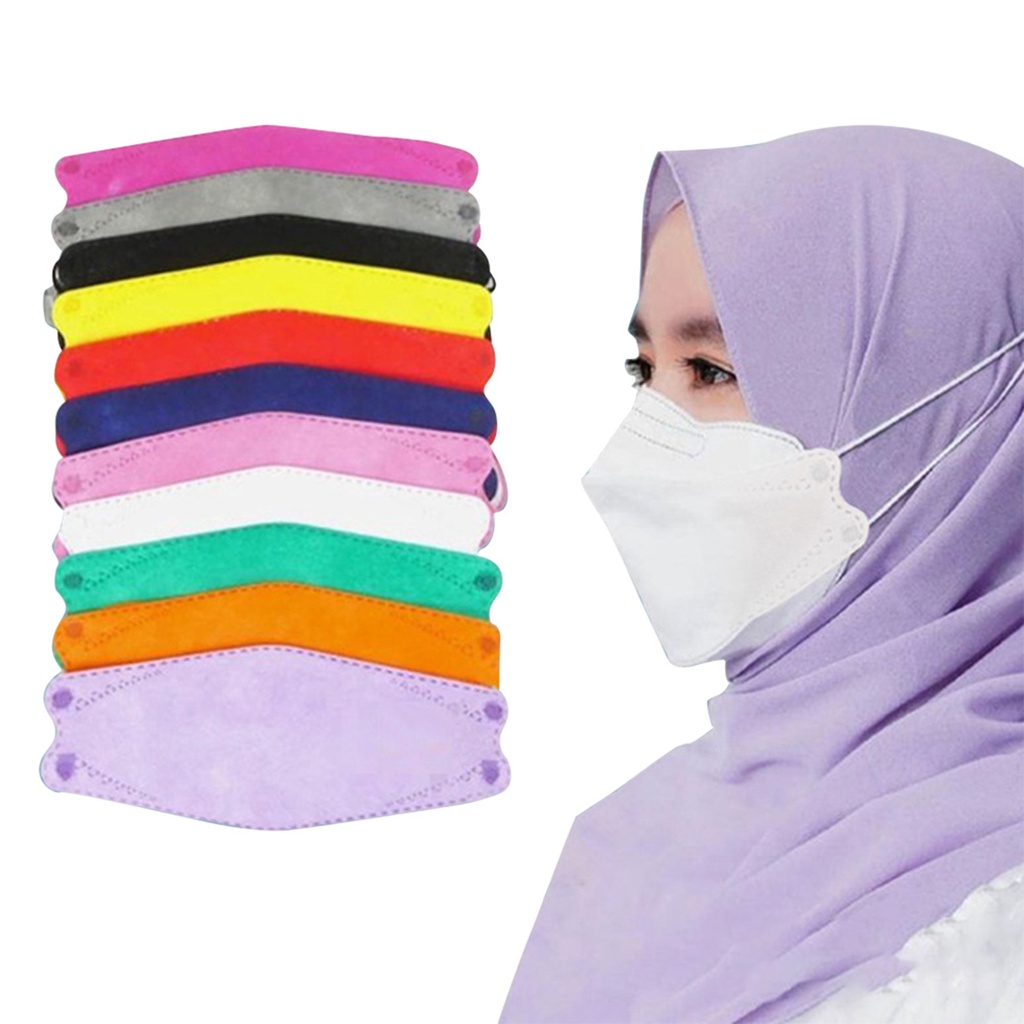 Khăn Trùm Đầu Kf94 4 Lớp Màu Đen/Hồng Phong Cách Hàn Quốc | BigBuy360 - bigbuy360.vn