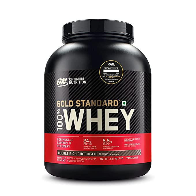 Whey On Gold Standard 5Lbs  2,3kg - Bổ sung Protein, hỗ trợ Tăng Cơ, phục hồi Cơ bắp